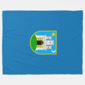 Couverture Polaire Drapeau de Zagreb, Croatie Fleece Blanket (Devant (Horizontal))