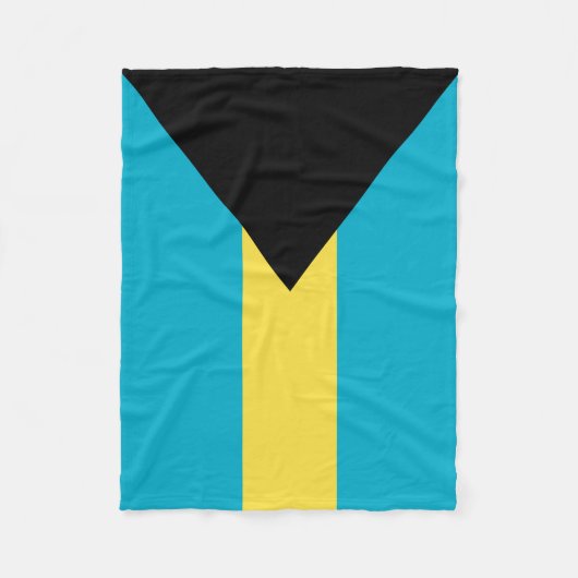 Couverture Polaire Drapeau des Bahamas (Devant)