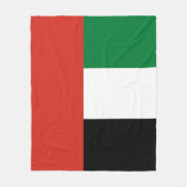 Couverture Polaire Drapeau des Émirats arabes unis (Devant)