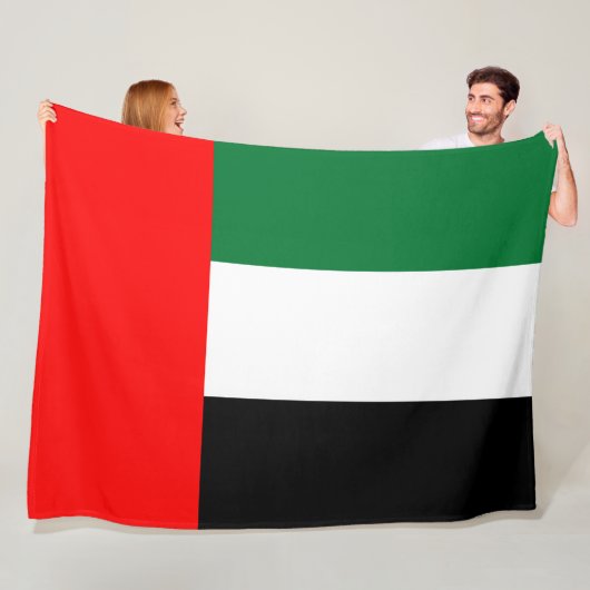 Couverture Polaire Drapeau des Émirats arabes unis (EAU) (En situation)