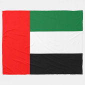 Couverture Polaire Drapeau des Émirats arabes unis (EAU) (Devant (Horizontal))