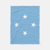Couverture Polaire Drapeau des États fédérés de Micronésie (Devant)