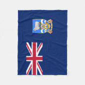 Couverture Polaire Drapeau des îles Falkland (Devant)