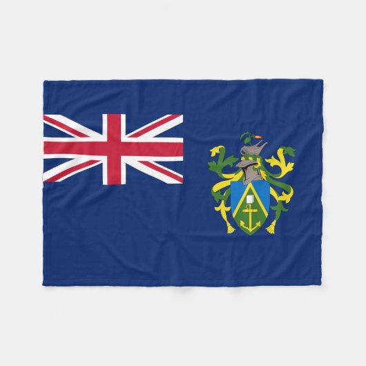 Couverture Polaire Drapeau des îles Pitcairn (Devant (Horizontal))
