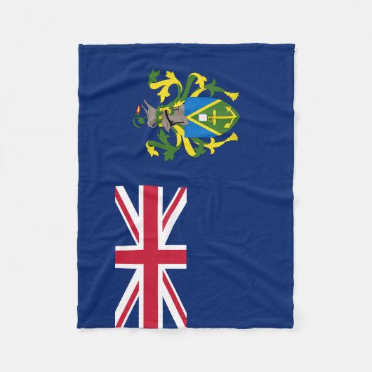 Couverture Polaire Drapeau des îles Pitcairn (Devant)