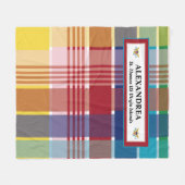 Couverture Polaire Drapeau des îles Vierges américaines St. Thomas Ma (Devant (Horizontal))