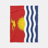 Couverture Polaire Drapeau des Kiribati (Devant)