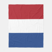 Couverture Polaire Drapeau des Pays-Bas (Devant)