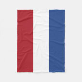 Couverture Polaire Drapeau des Pays-Bas (Devant)