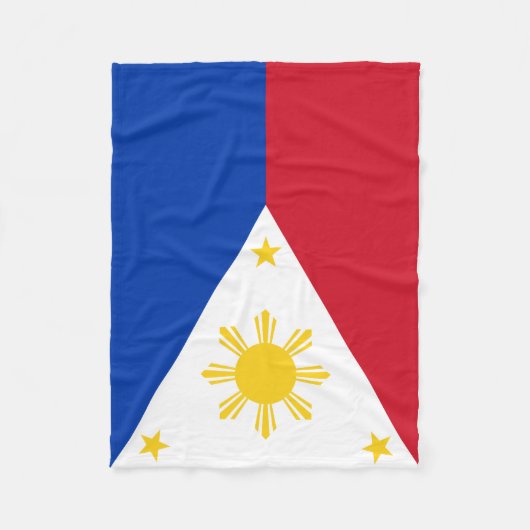 Couverture Polaire Drapeau des Philippines (Devant)