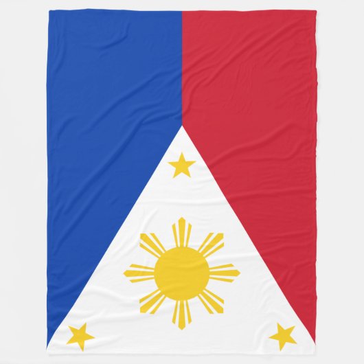 Couverture Polaire Drapeau des Philippines (Devant)