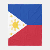 Couverture Polaire drapeau des Philippines (Devant)