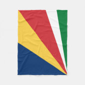Couverture Polaire Drapeau des Seychelles (Devant)