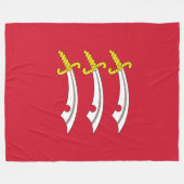 Couverture Polaire Drapeau d'Essex (Devant (Horizontal))