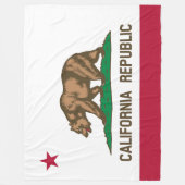 Couverture Polaire Drapeau d'État de Californie (Devant)