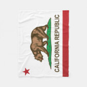 Couverture Polaire Drapeau d'État de Californie (États-Unis) (Devant)