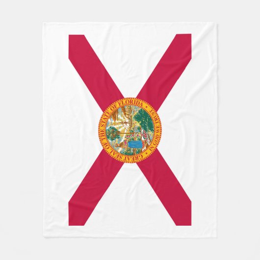Couverture Polaire Drapeau d'État de Floride (Devant)