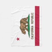 Couverture Polaire Drapeau d'État de la République de Californie (Devant)