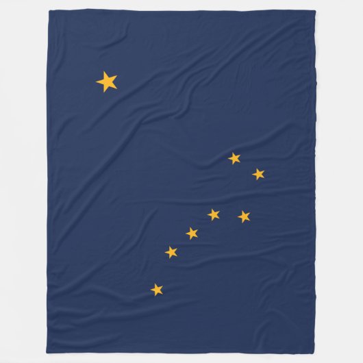 Couverture Polaire Drapeau d'État de l'Alaska (Devant)