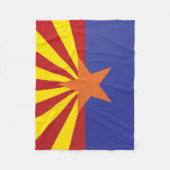 Couverture Polaire Drapeau d'État de l'Arizona, États-Unis (Devant)