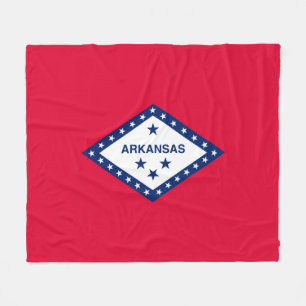 Couverture Polaire Drapeau d'État de l'Arkansas