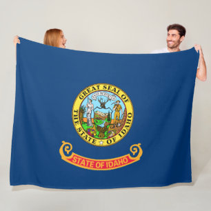 Couverture Polaire Drapeau d'État de l'Idaho