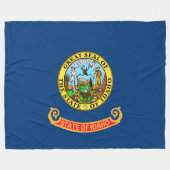 Couverture Polaire Drapeau d'État de l'Idaho (Devant (Horizontal))