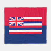 Couverture Polaire Drapeau d'État d'Hawaii (Devant (Horizontal))