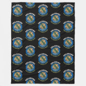 COUVERTURE POLAIRE DRAPEAU D'ÉTAT D'OKLAHOMA (Devant)