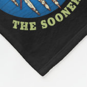 COUVERTURE POLAIRE DRAPEAU D'ÉTAT D'OKLAHOMA (Coin)