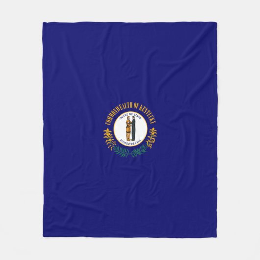 Couverture Polaire Drapeau d'État du Kentucky (Devant)