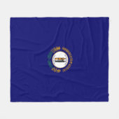 Couverture Polaire Drapeau d'État du Kentucky (Devant (Horizontal))