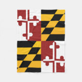 Couverture Polaire Drapeau d'État du Maryland (États-Unis) (Devant)