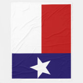 Couverture Polaire Drapeau d'État du Texas Imprimer Blanche-polaire p (Devant)