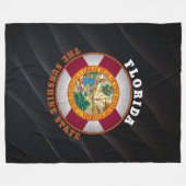 COUVERTURE POLAIRE DRAPEAU D'ÉTAT FLORIDE (Devant (Horizontal))