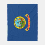 Couverture Polaire Drapeau d'État Idaho (Devant)