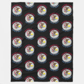 COUVERTURE POLAIRE DRAPEAU D'ÉTAT ILLINOIS PRAIRIE (Devant)