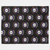COUVERTURE POLAIRE DRAPEAU D'ÉTAT KENTUCKY BLUEGRASS (Devant (Horizontal))