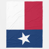 Couverture Polaire Drapeau d'État texan (Texas) (Devant)