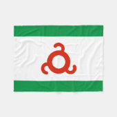 Couverture Polaire Drapeau d'Ingushetia (Devant (Horizontal))