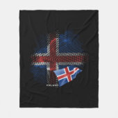 Couverture Polaire Drapeau d'Islande (Devant)