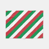 Couverture Polaire Drapeau d'Italie (Devant (Horizontal))