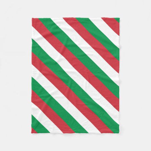 Couverture Polaire Drapeau d'Italie (Devant)