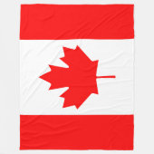 Couverture Polaire Drapeau du Canada (Devant)
