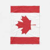 Couverture Polaire Drapeau du Canada (Devant)