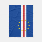 Couverture Polaire Drapeau du Cap-Vert (Devant)
