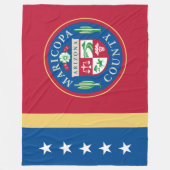 Couverture Polaire Drapeau du comté de Maricopa (Arizona) (Devant)