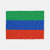 Couverture Polaire Drapeau du Daghestan (Devant (Horizontal))