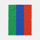 Couverture Polaire Drapeau du Daghestan (Devant)