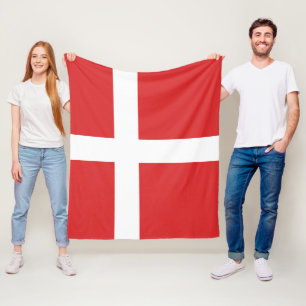 Couverture Polaire Drapeau du Danemark